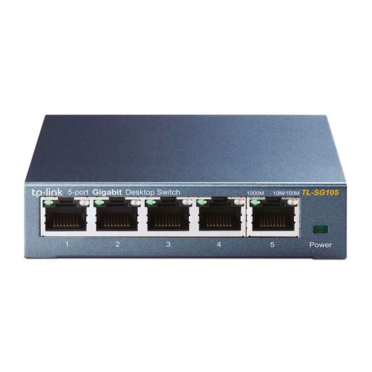 TP LINK - SWITCH TP-LINK 5 PUERTOS GIGABIT CASE METALICO PN TP-TL-SG105