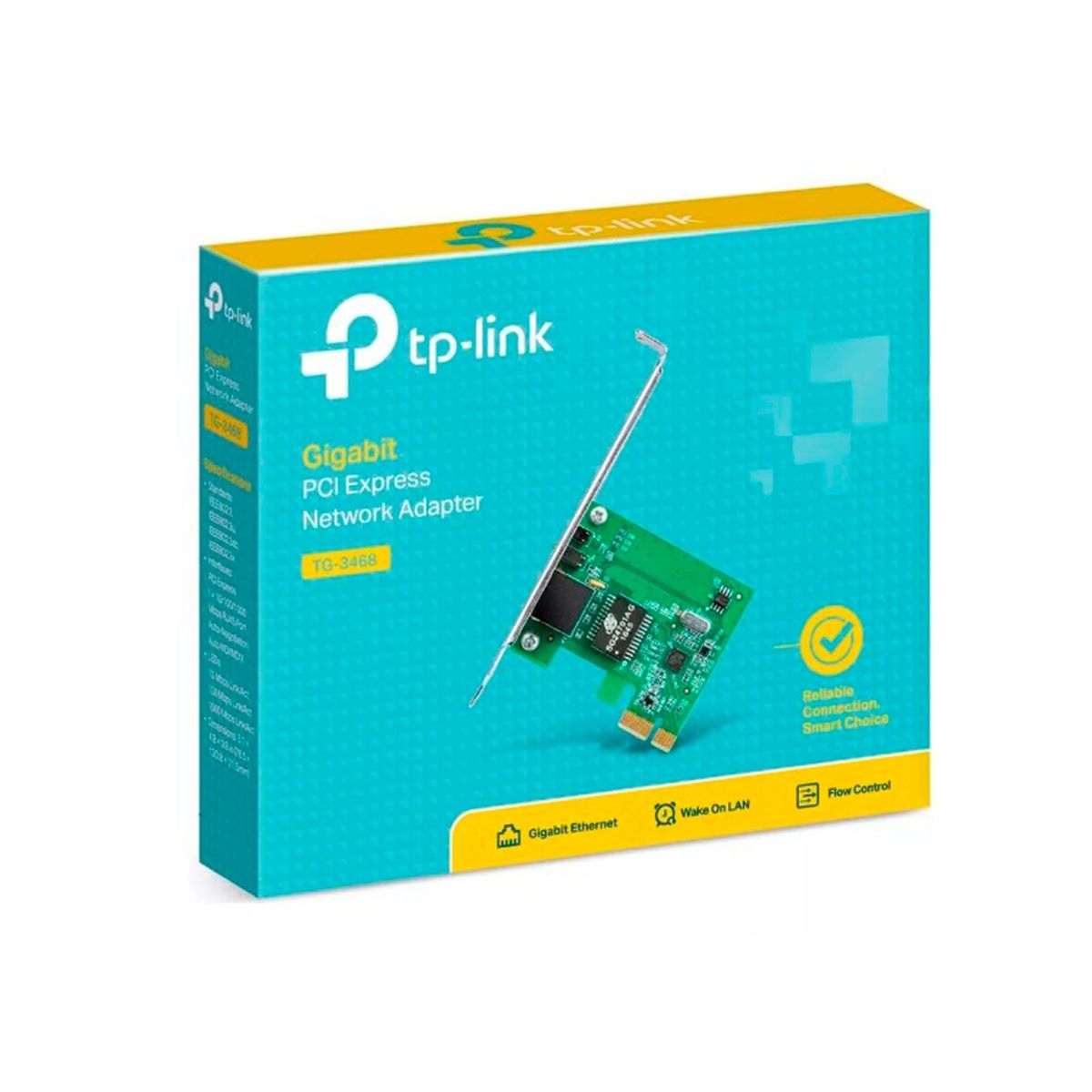 TP LINK - ADAPTADOR RED PCIe TP-LINK 1 PUERTO ETHERNET 32-BIT PN TG-3468