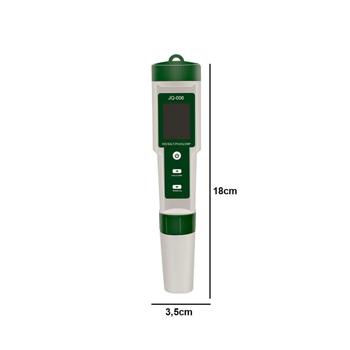 GENERICO - Medidor de Calidad del Agua 10 en 1 pH, TDS, EC, Salinidad, ORP y más