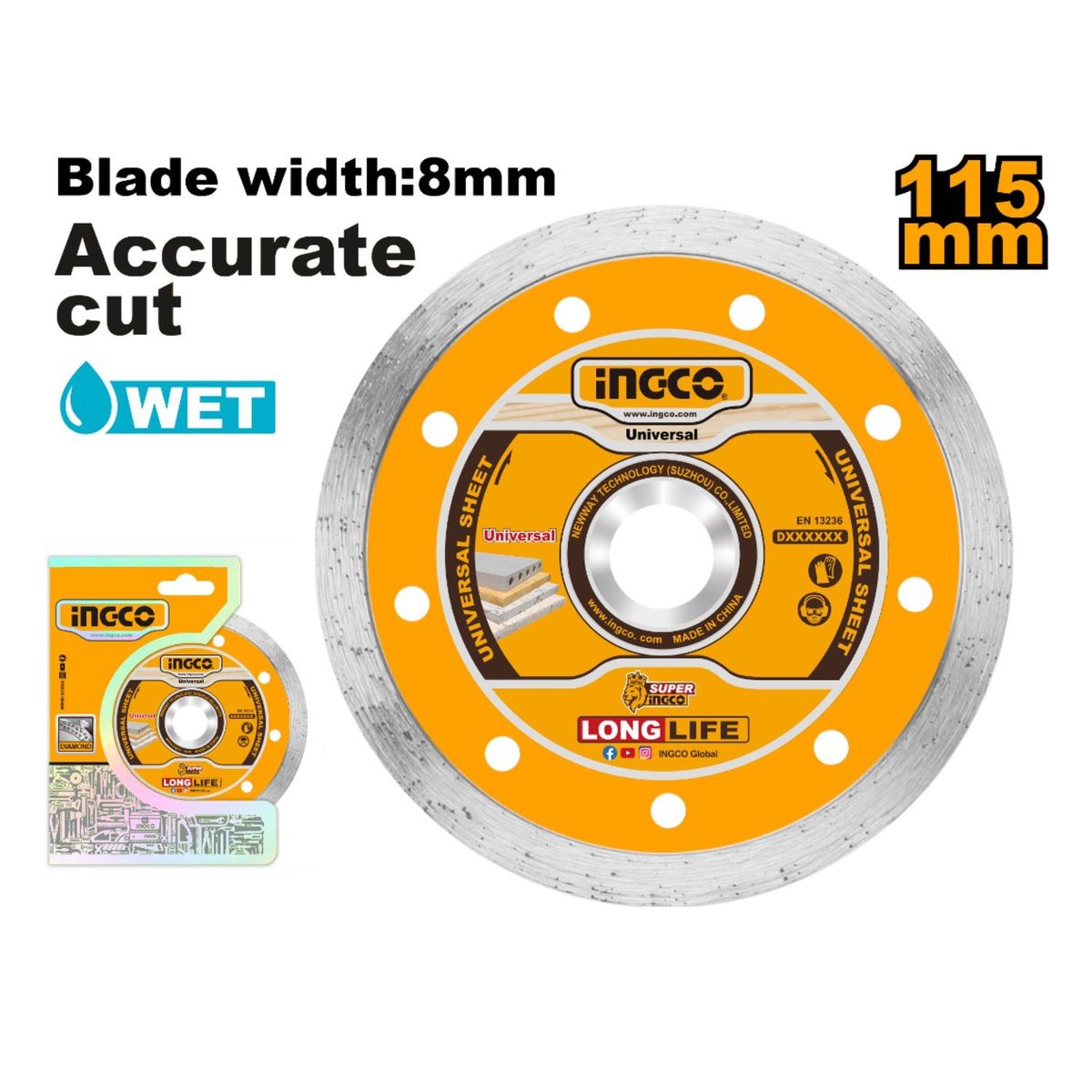 INGCO TOOLS - Disco continuo 4½ 115mm Ingco