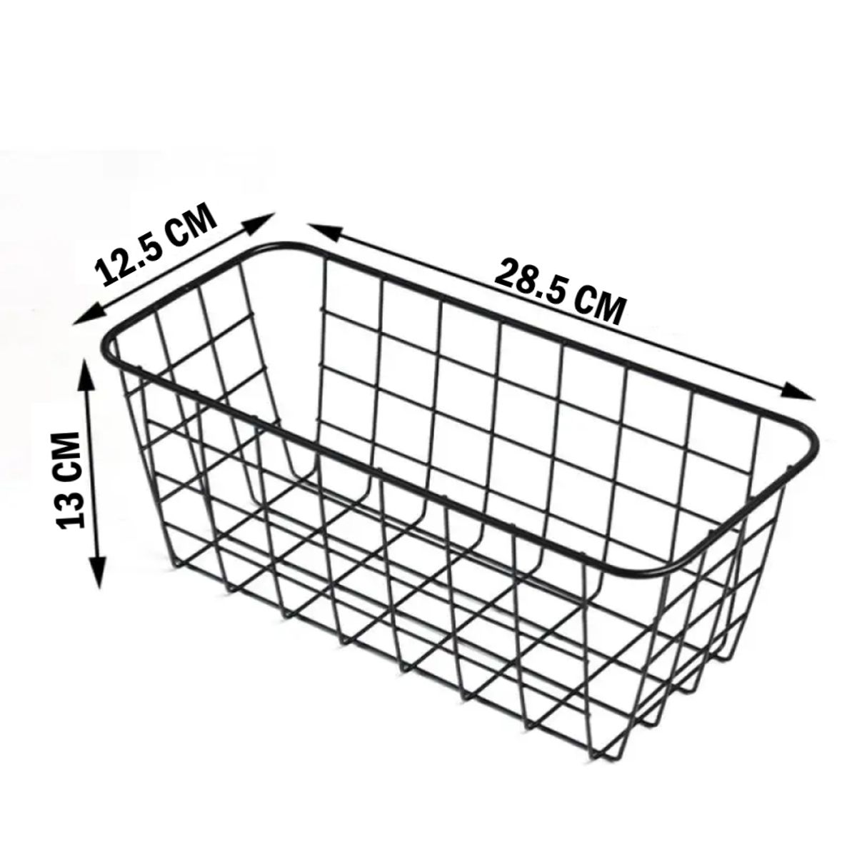 GENERICO - Kit x2 Canastas Repisas colgante de rejilla con gancho