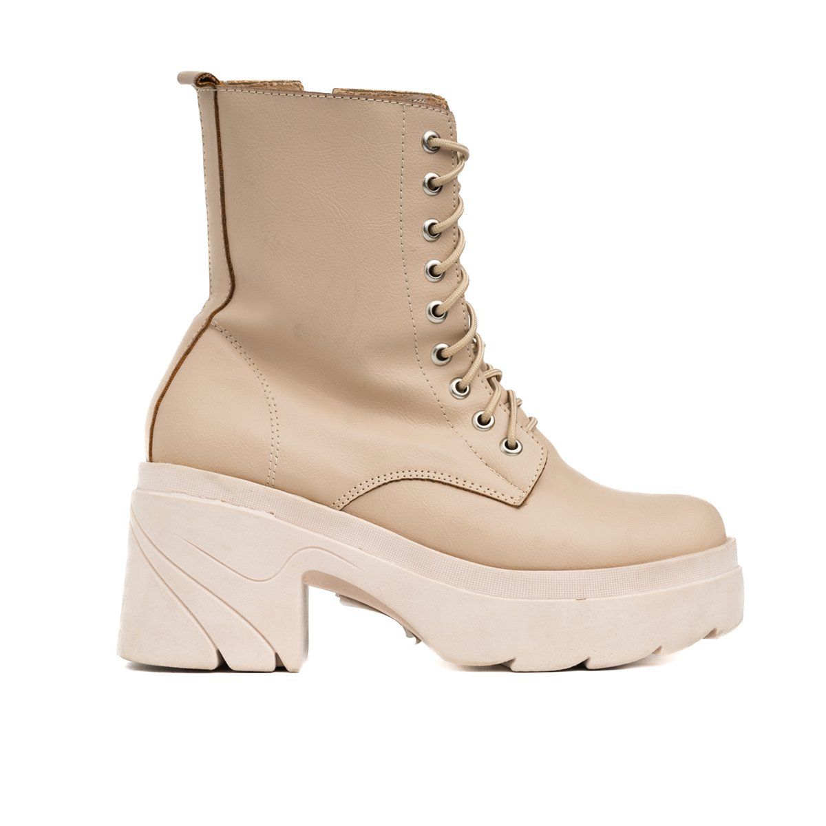 NEBULA - Botas Villeta - Nébula - Nude Cuero