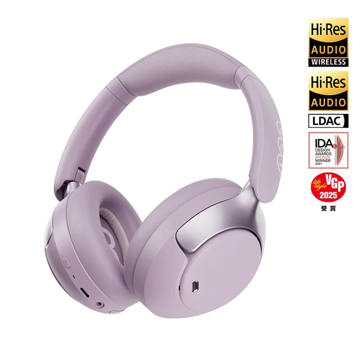 QCY - QCY - Auriculares Bluetooth H3 Pro con ANC - Púrpura