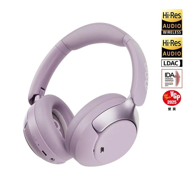 QCY - QCY - Auriculares Bluetooth H3 Pro con ANC - Púrpura