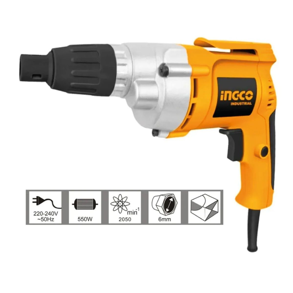 INGCO TOOLS - Atornillador eléctrico para Drywall 550W Ingco