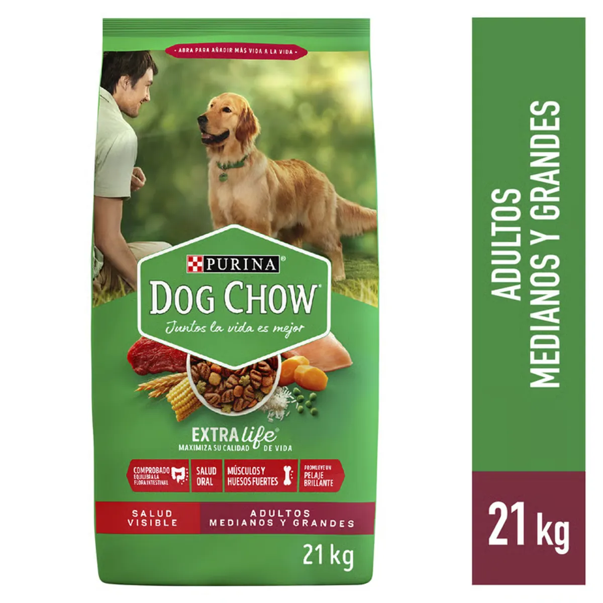 DOG CHOW - DOG CHOW ADULTOS MEDIANOS Y GRANDES 21KG