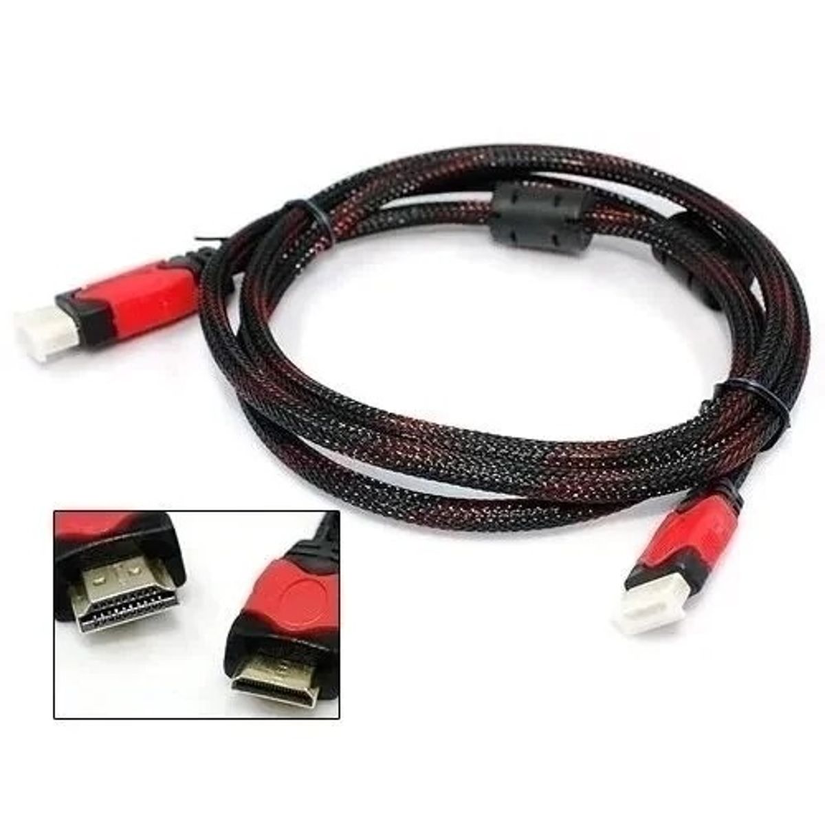 OEM - Cable HDMI - HDMI 5 Metros Trenzado Con Doble Filtro Full HD 3D V14