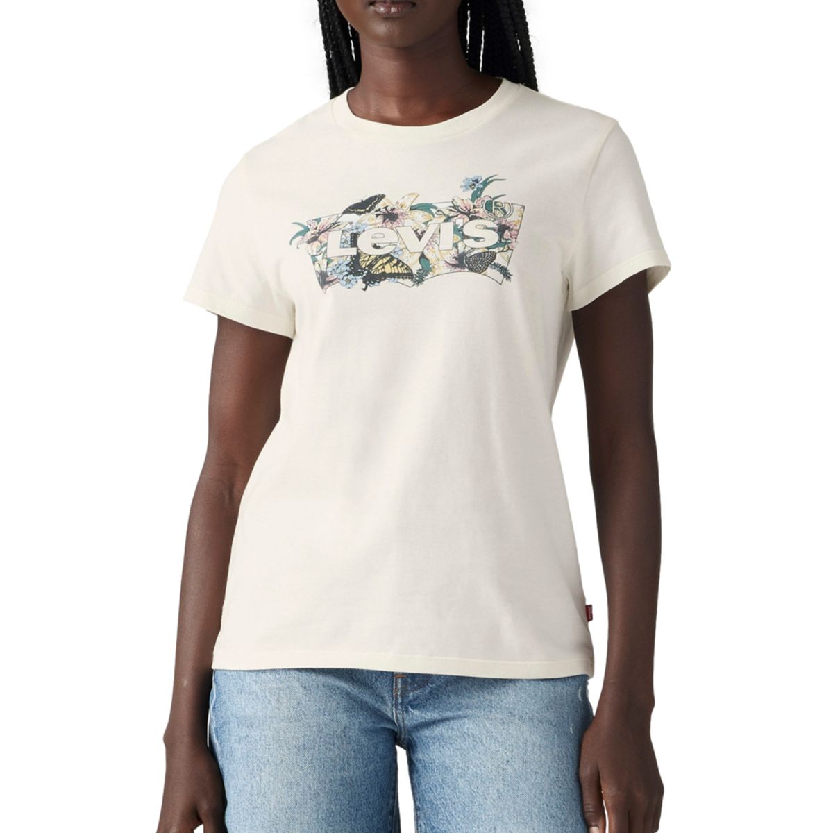 LEVIS - Polo Mujer The Perfect Tee Beige Levis