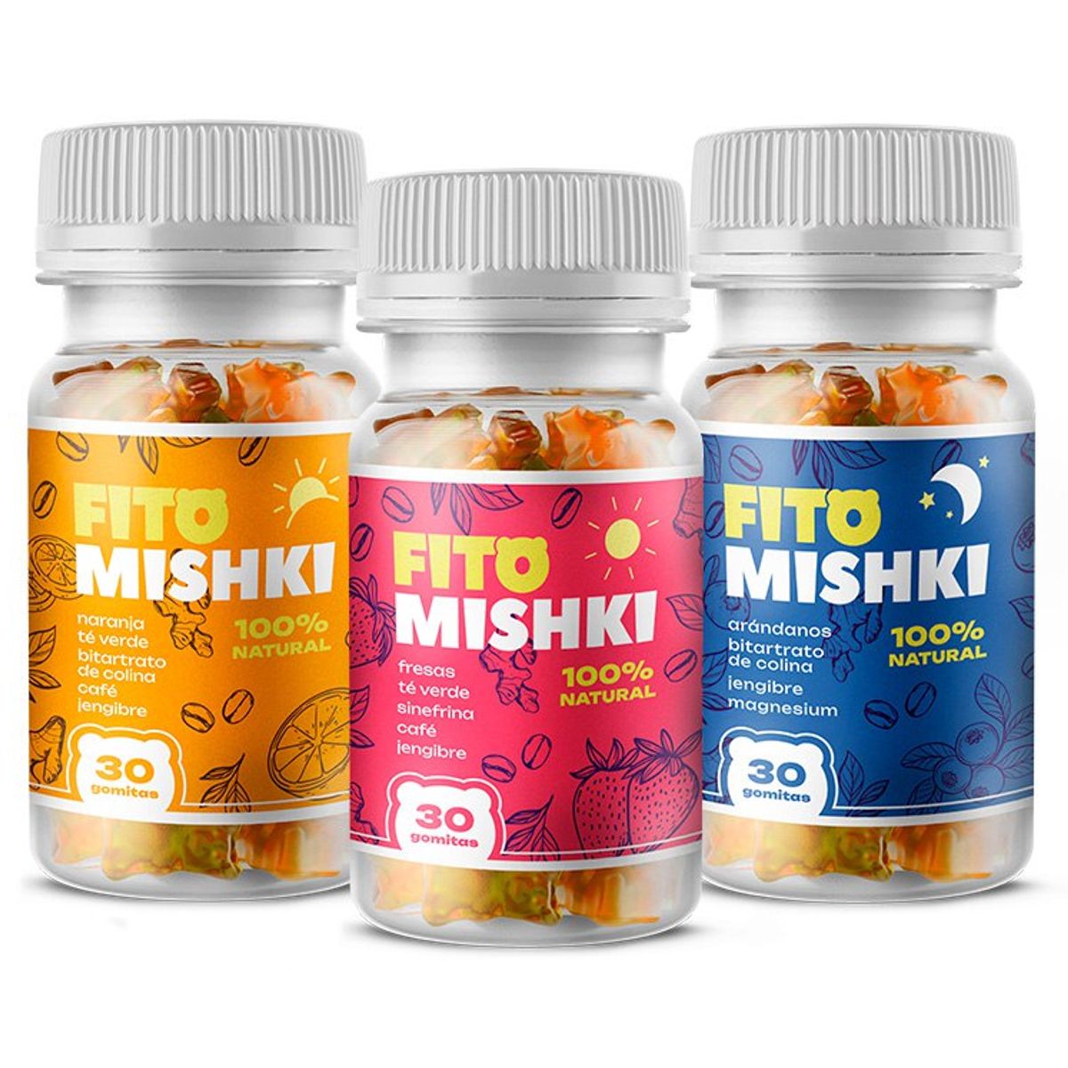 GENERICO - FITOMISHKI - PACK x 3 - adelgazante natural las gomitas