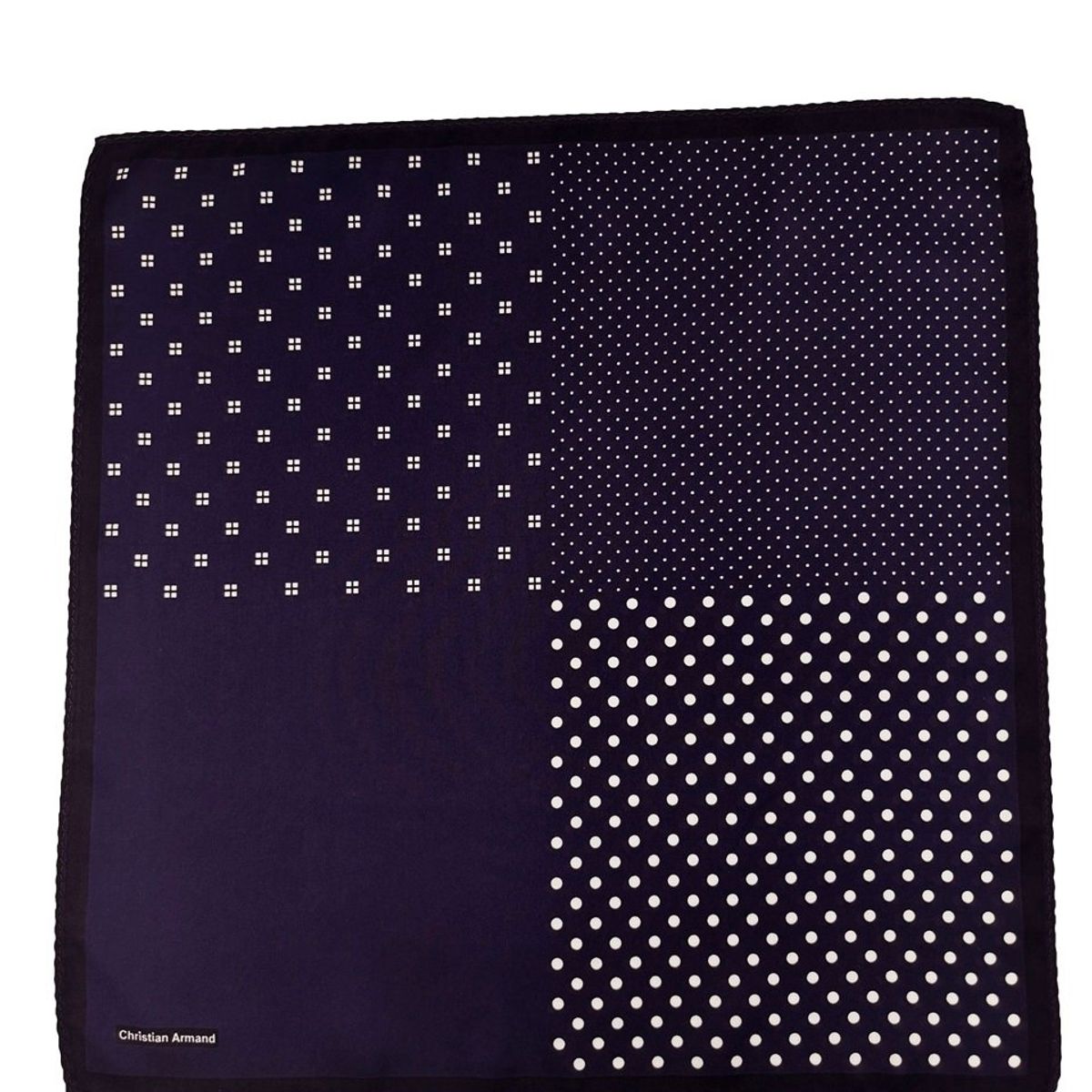 CHRISTIAN ARMAND - PAÑUELO DE 4 LADOS CHRISTIAN ARMAND COLOR AZUL MARINO