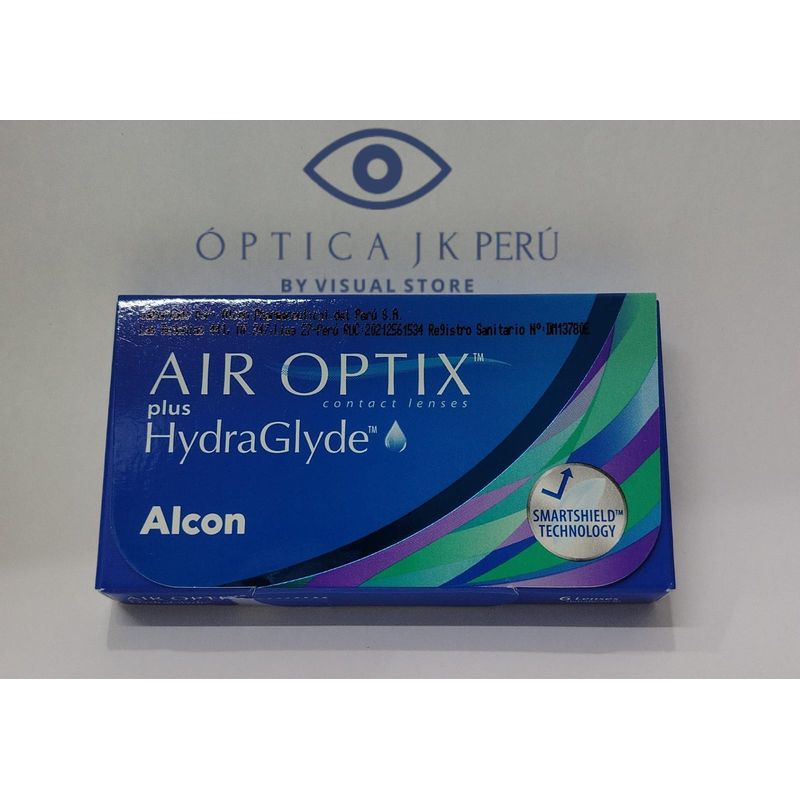 JK - AIR OPTIX HYDRAGLYDE MIOPIA - 1000 HIDROGEL DE SILICONA
