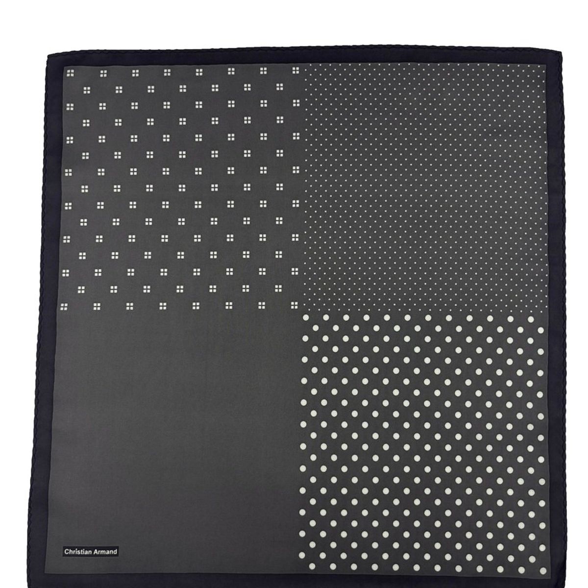CHRISTIAN ARMAND - PAÑUELO DE 4 LADOS CHRISTIAN ARMAND COLOR GRIS
