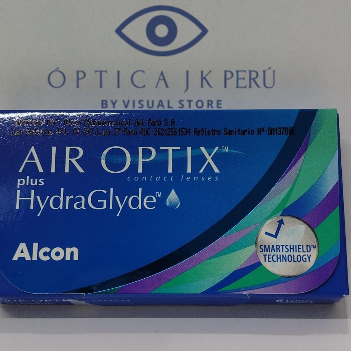 JK - AIR OPTIX HYDRAGLYDE MIOPIA - 800 HIDROGEL DE SILICONA