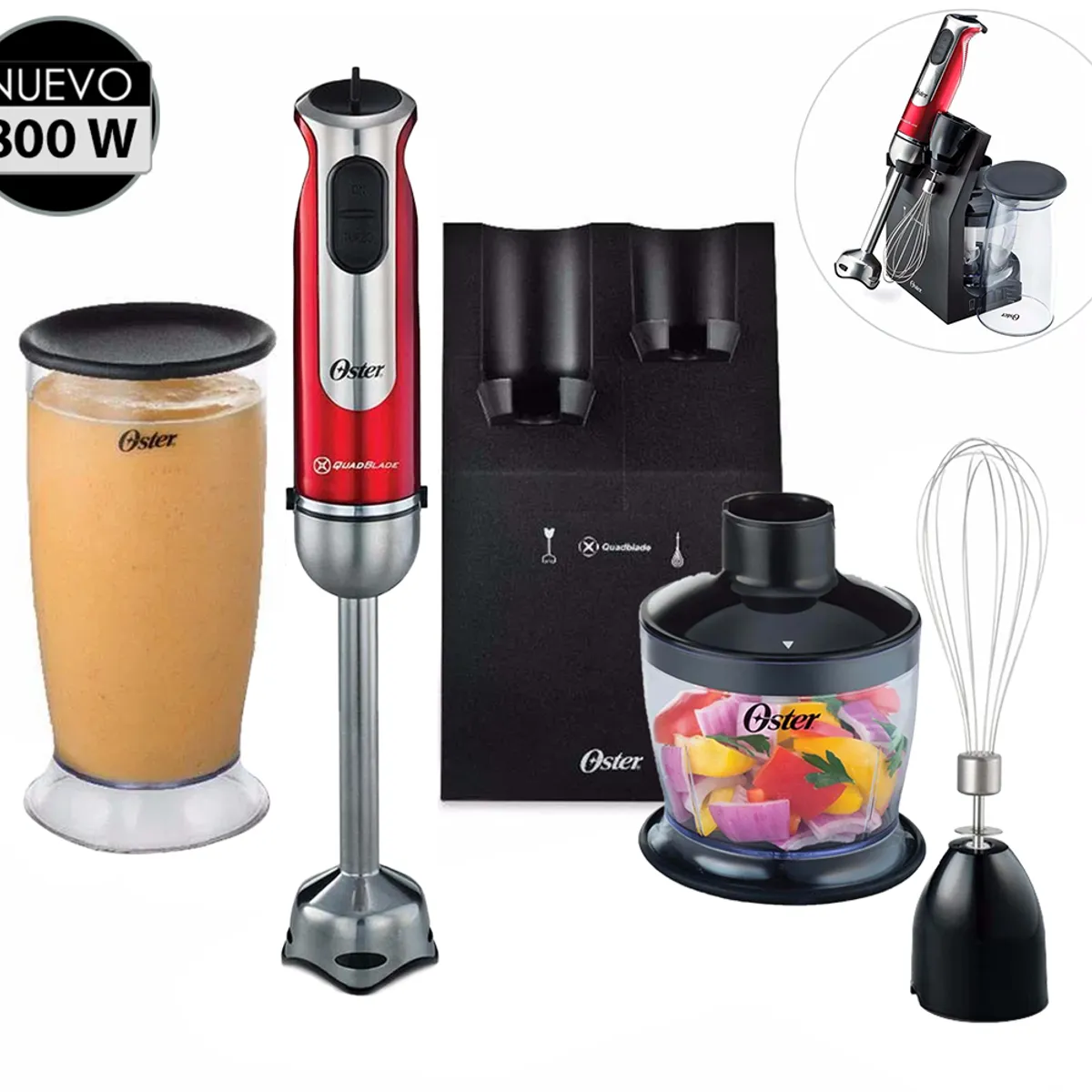 OSTER - Batidora de inmersión FPSTHB2801 800W