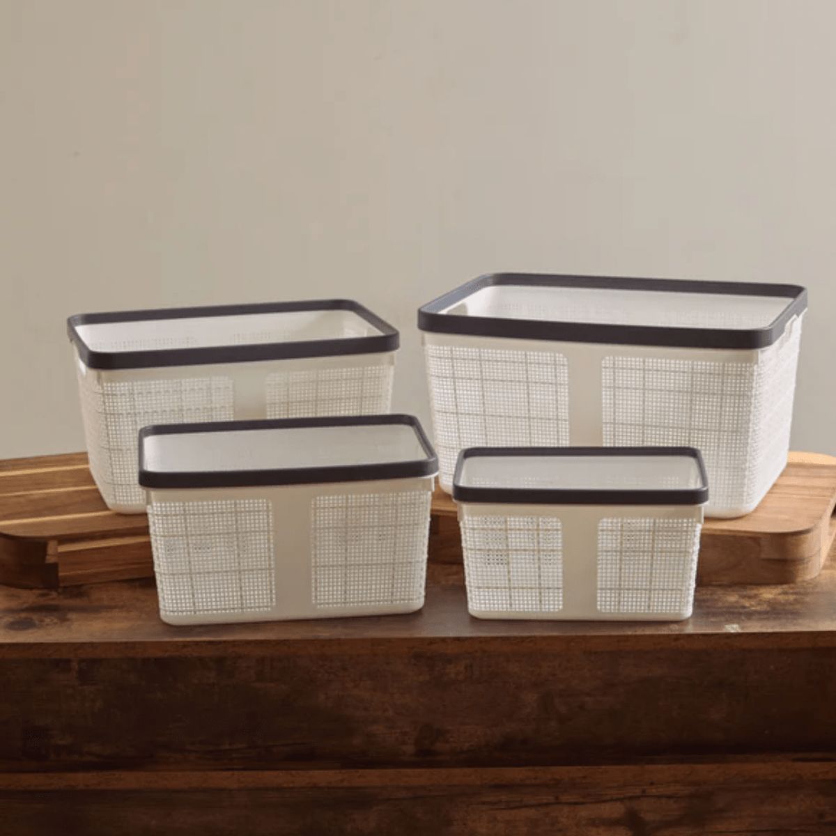 CLAUDIA RIVA HOME - Canasta de Plátisco Alexia Small