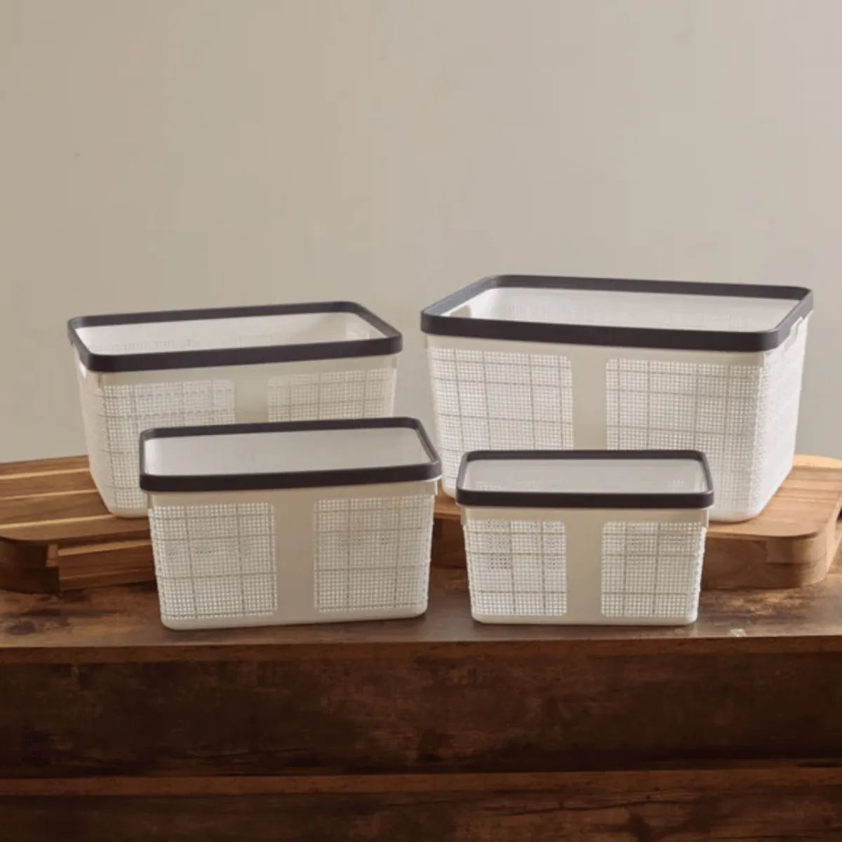 CLAUDIA RIVA HOME - Canasta de Plátisco Alexia Small