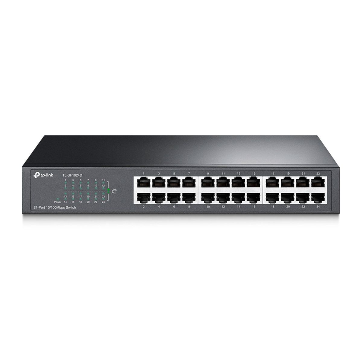 TP LINK - SWITCH TP-LINK 24 PUERTOS 10100MPS RACK 50HZ 13-INCH PN TL-SF1024D