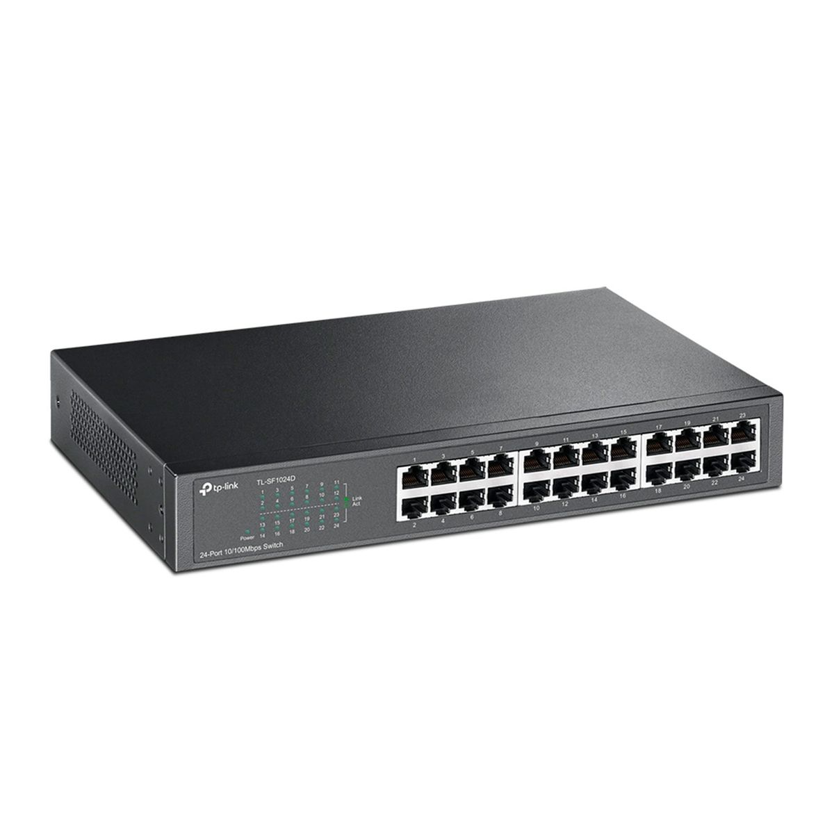 TP LINK - SWITCH TP-LINK 24 PUERTOS 10100MPS RACK 50HZ 13-INCH PN TL-SF1024D