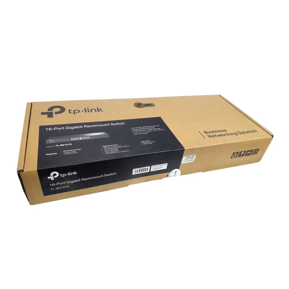 TP LINK - SWITCH TP-LINK 16 PUERTOS GIGABIT RJ45 1U 19-INCH RACK PN TL-SG1016