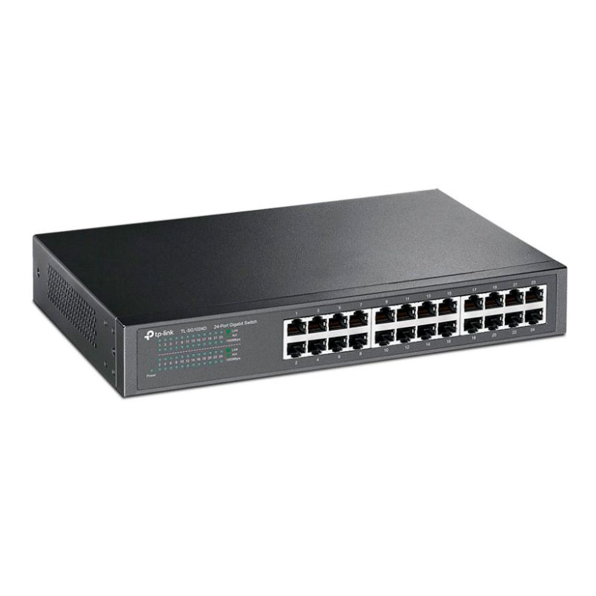 TP LINK - SWITCH TP-LINK 24 PUERTOS 1000MBPS 60HZ 13-INCH RACK PN TL-SG1024D