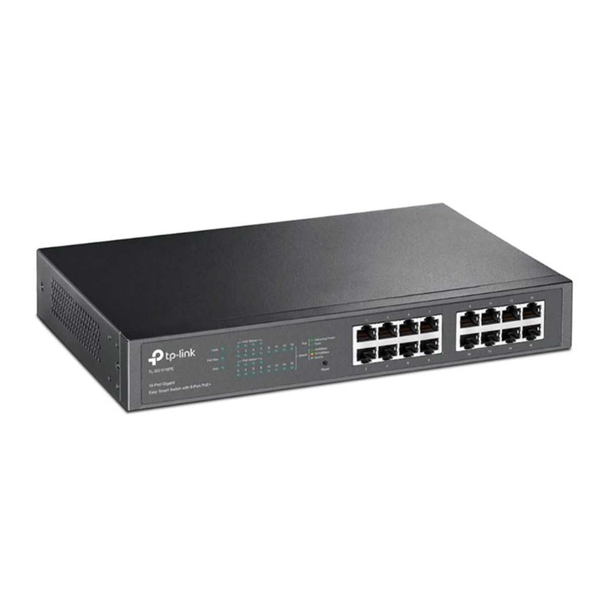 TP LINK - SWITCH TP-LINK 16 PUERTOS GIGABIT POE+ 110W 1U RACK PN TL-SG1016PE