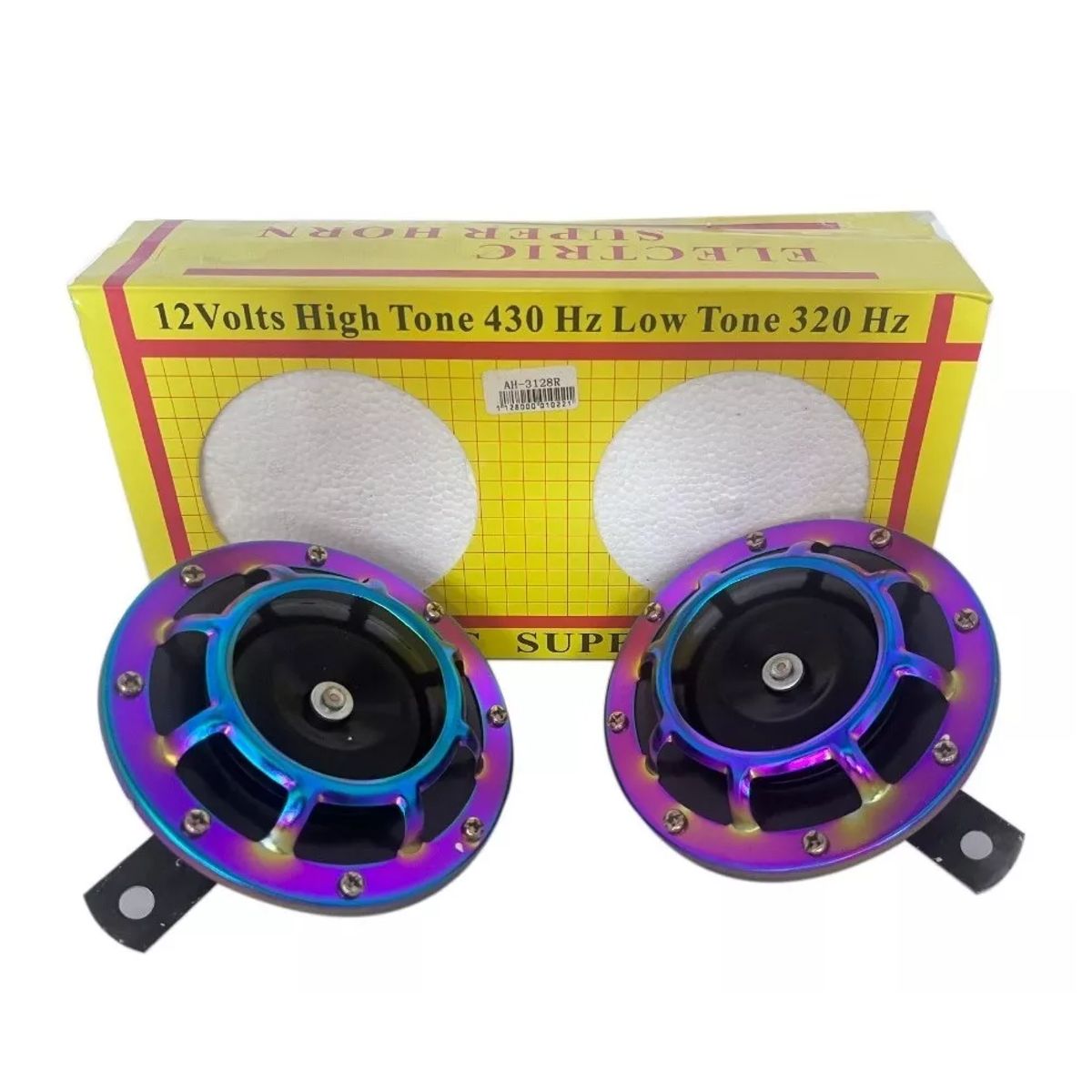 JET - Claxon Platillo Tornazol Super Tono Deportivo 2pcs