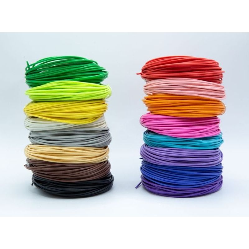 GENERICO - PACK 10 COLORES FILAMENTOS PCL PARA LAPIZ 3D JARDIN DE JADE