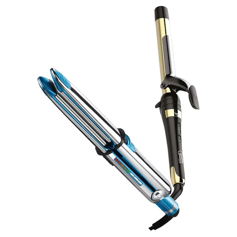 BABYLISS PRO - Combo BabylissPRO Alisadora Optima 3100 y Rizador BGT100PE de 25mm