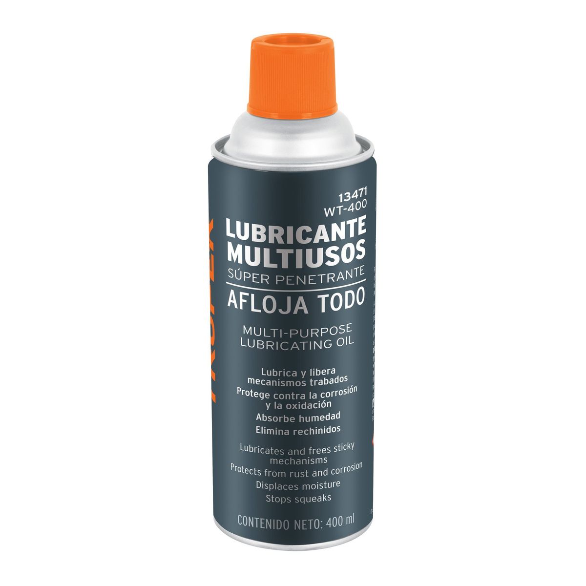 TRUPER - Lubricante multiusos en aerosol 400ml 14oz Truper