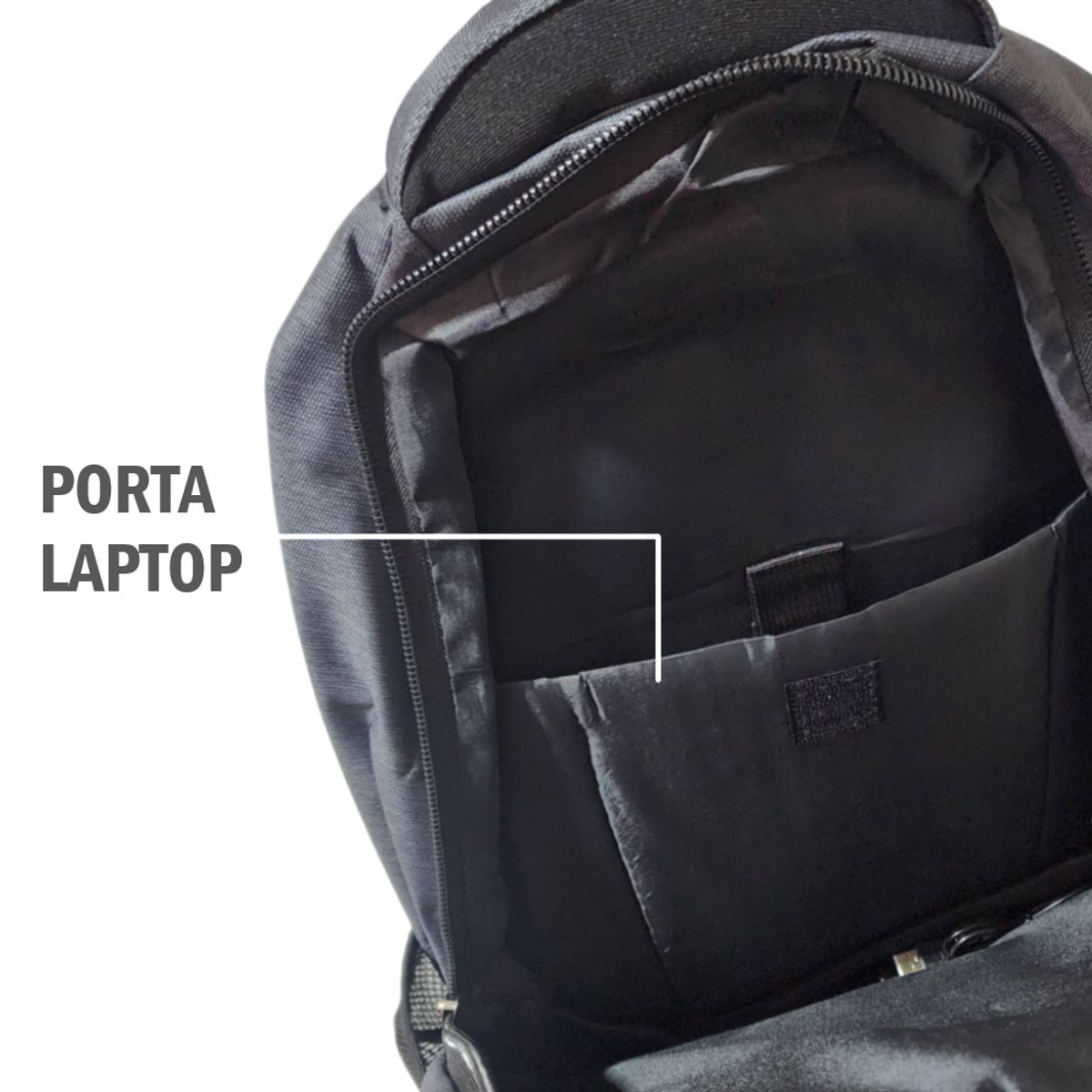 GENERICO - Mochila 3 compartimientos Casual porta Laptop