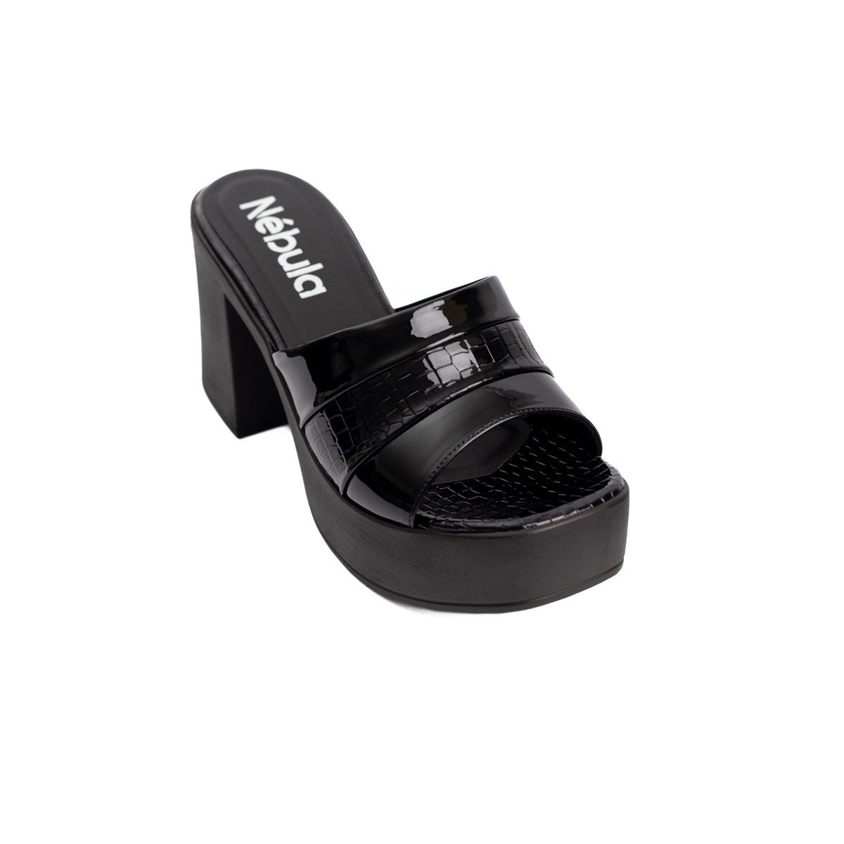 NEBULA - Sandalias Yeshuat - Nébula - Negro Charol