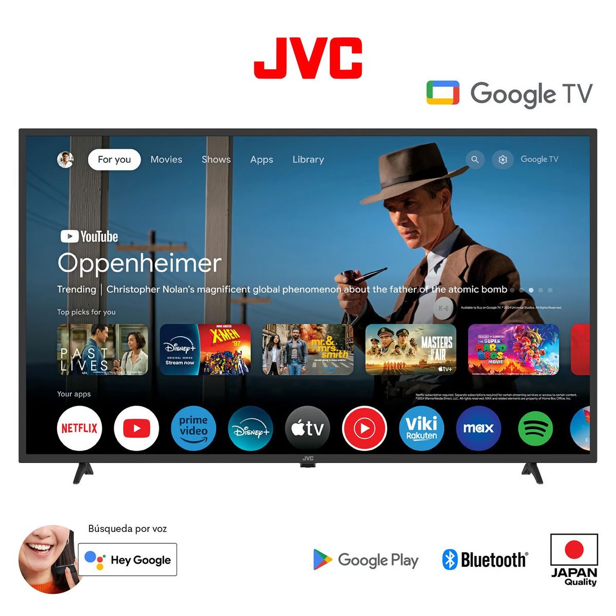 GENERICO - TELEVISOR JVC LED 43 FHD GOOGLE TV Os LT-43KM348