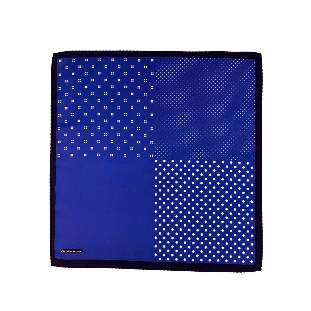 CHRISTIAN ARMAND - PAÑUELO DE 4 LADOS CHRISTIAN ARMAND COLOR AZUL ELECTRICO