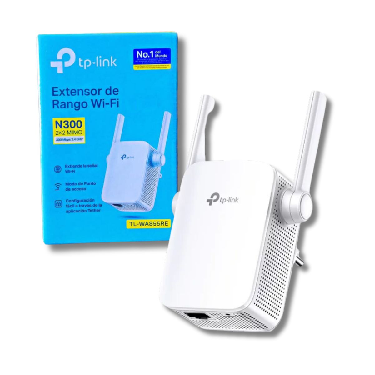 GENERICO - Repetidor Extensor de Rango Wifi 300 Mbps TP-LINK TL-WA855RE