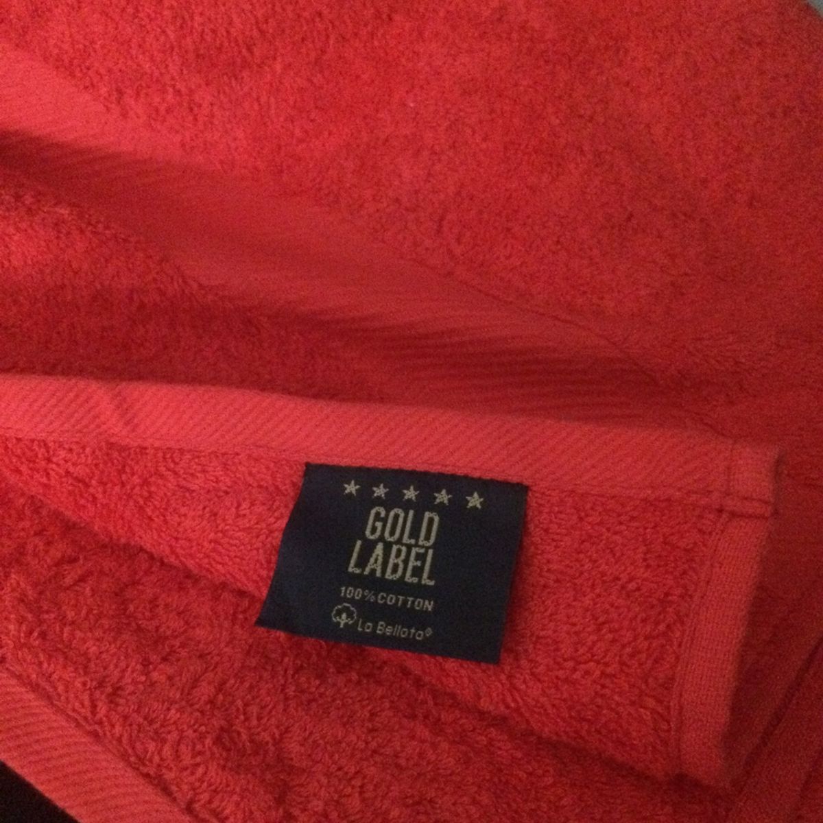 LA BELLOTA - Toalla de Baño "Gold Label" 560 grs/m2 "La Bellota" - Roja