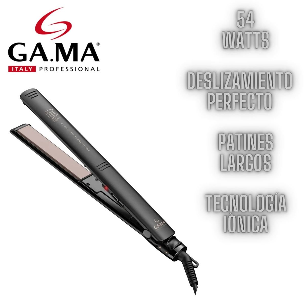 GAMA - Plancha de Cabello Elegance Chía BECHS0000002339