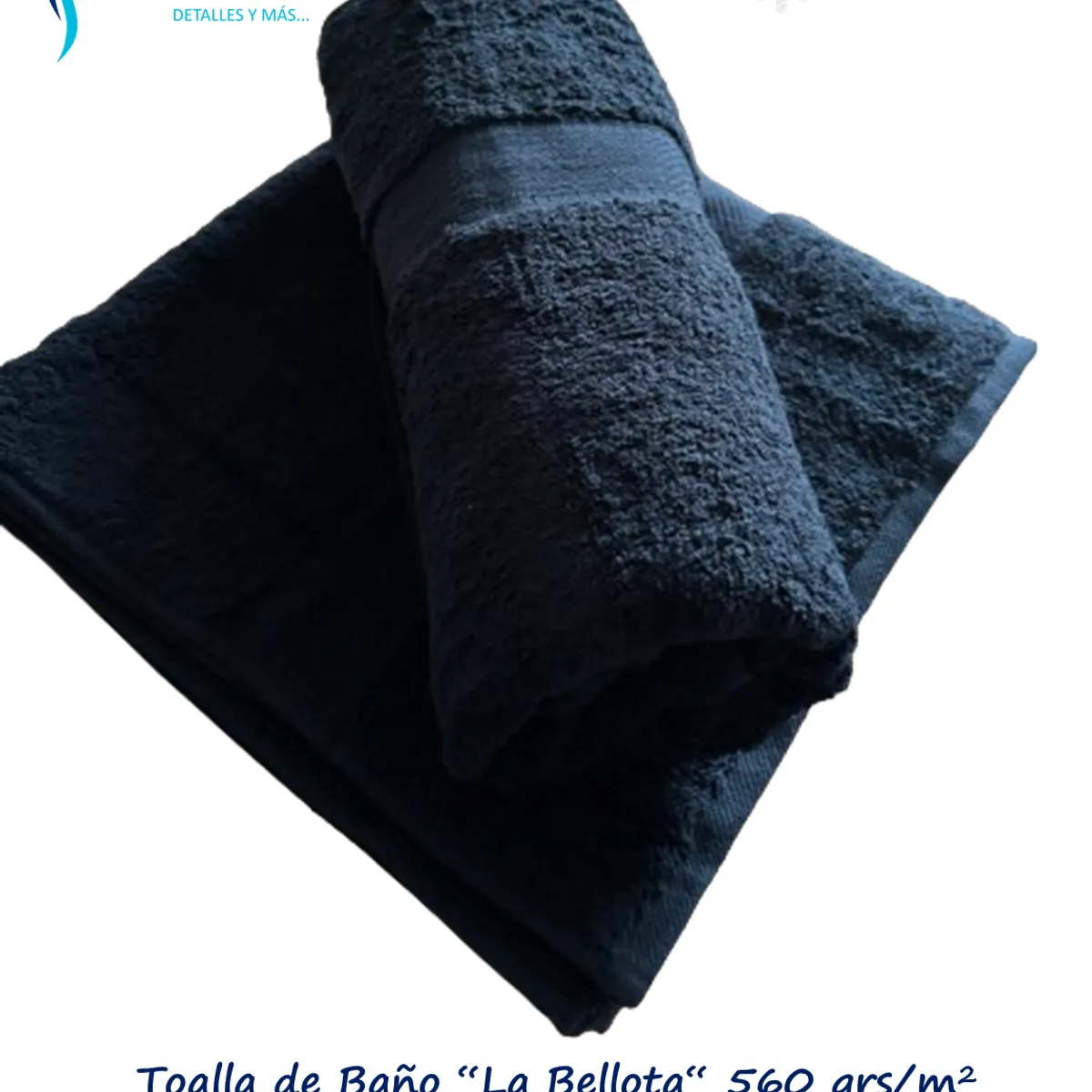 LA BELLOTA - Toalla de Baño "Gold Label" 560 grs/m2 "La Bellota" - Azul Marino