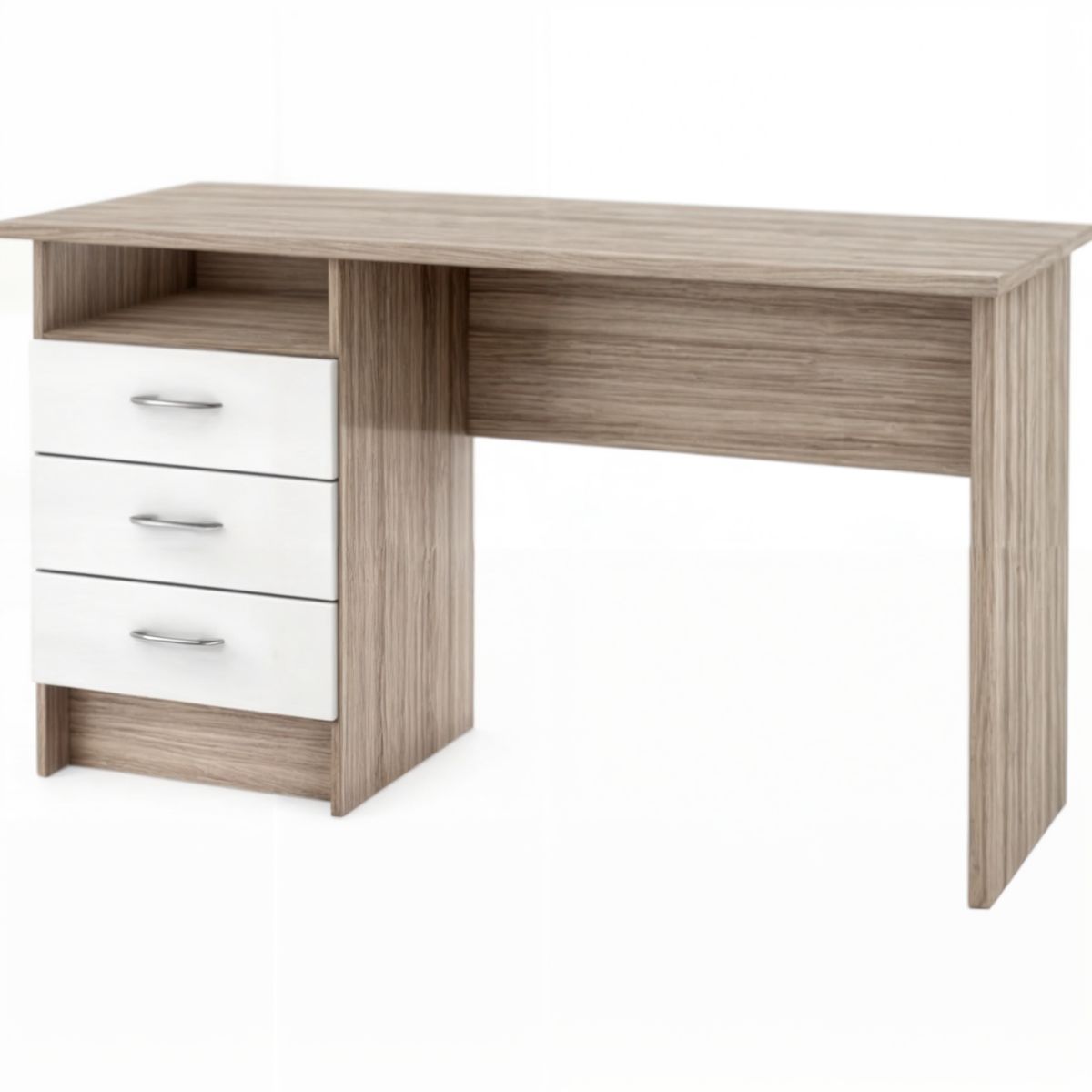 GENERICO - Escritorio Lamperouge Moderno - Marrón y Blanco