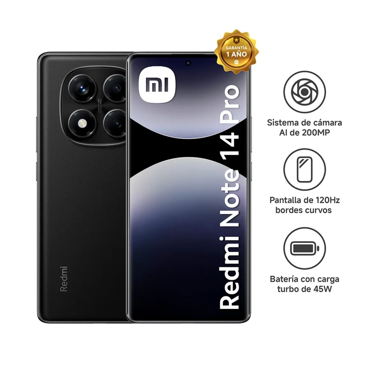 XIAOMI - NOTE 14 PRO 4G 8GB 256GB NEGRO