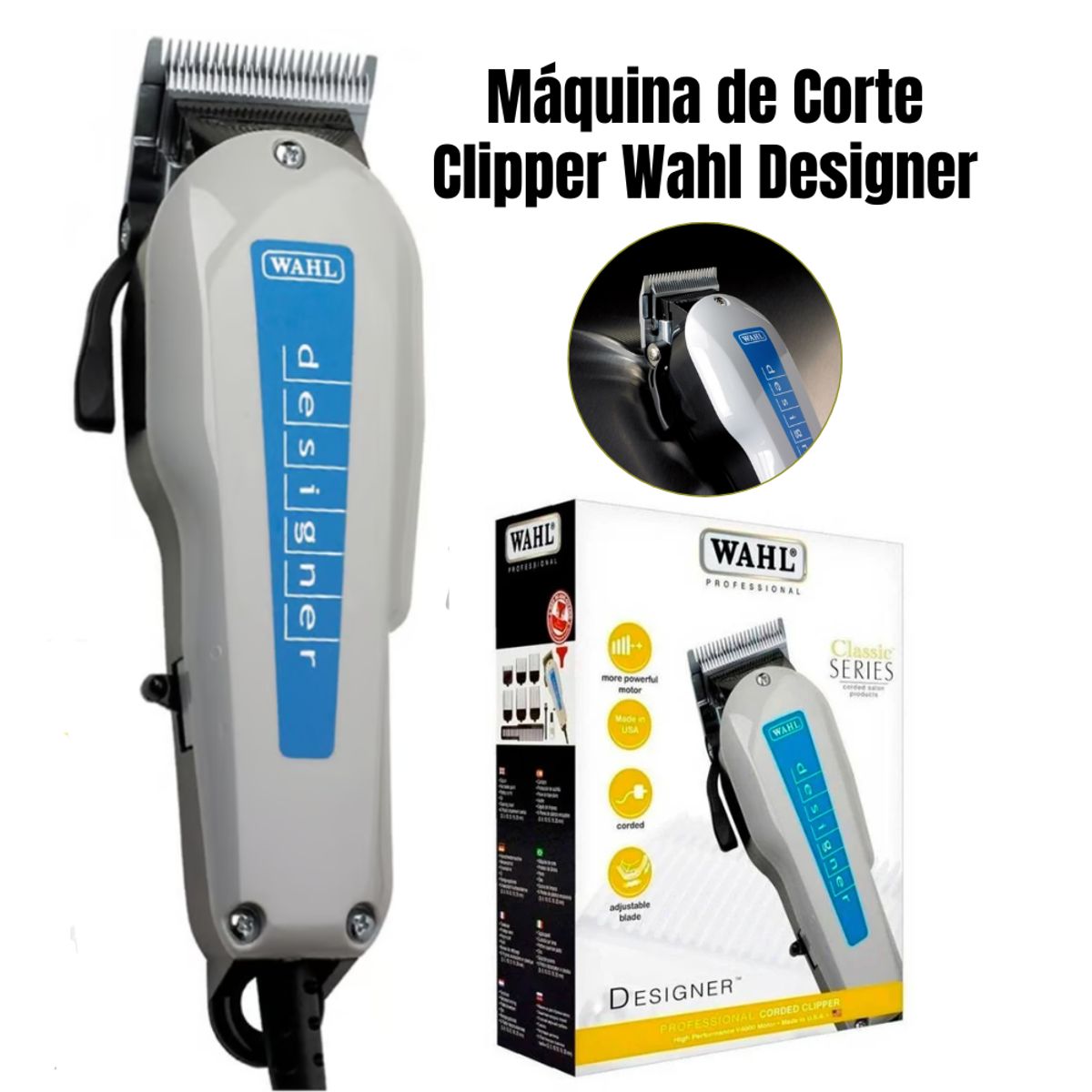 WAHL - Máquina Profesional Wahl Designer