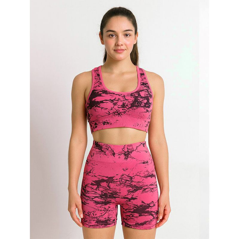GENERICO - Conjunto deportivo Push-up focalizado Fucsia L