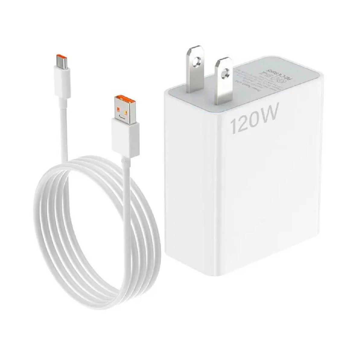 XIAOMI - Cargador Xiaomi 120W Tipo C para Mi 14 Original Blanco