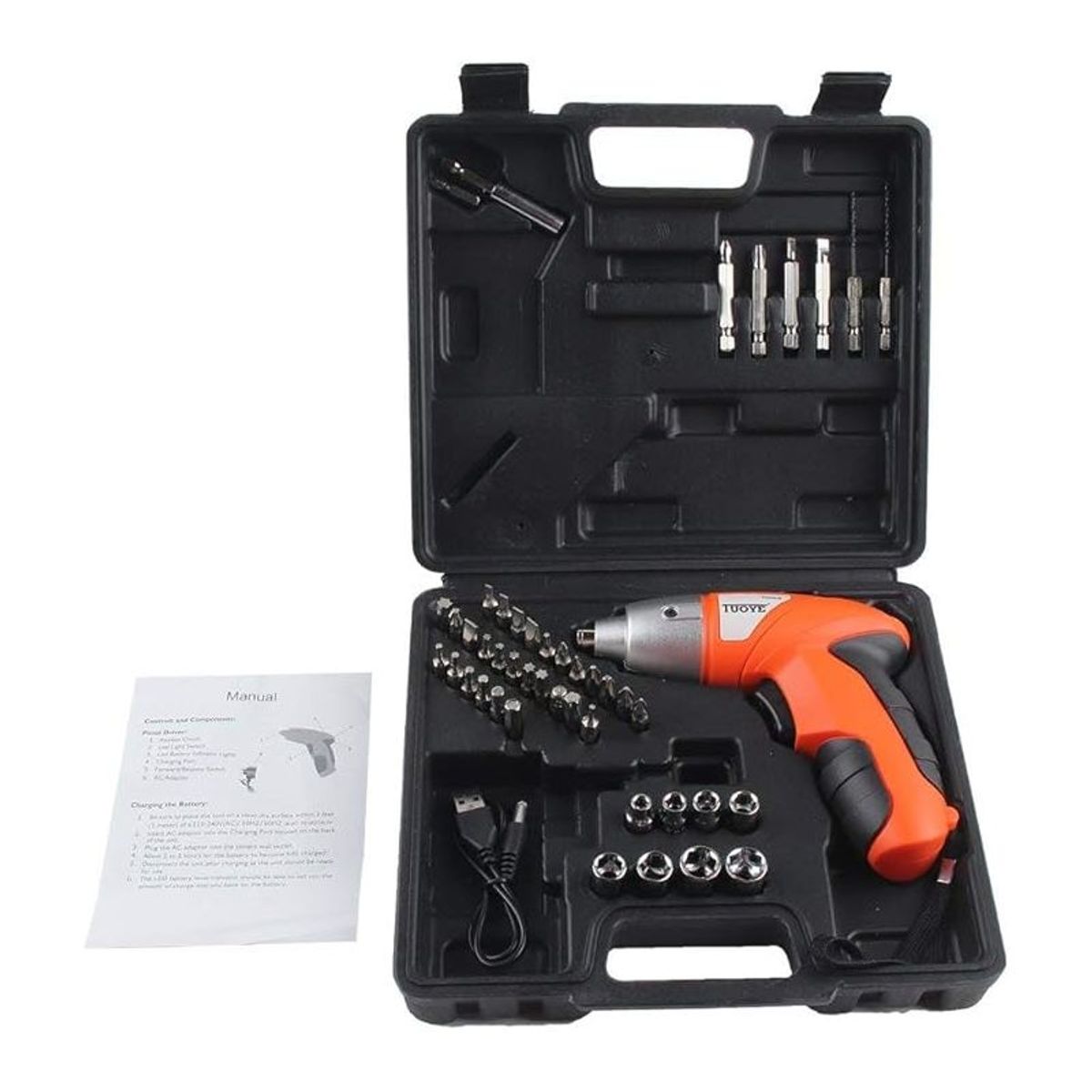 GENERICO - Juego de Destornillador inalambrico