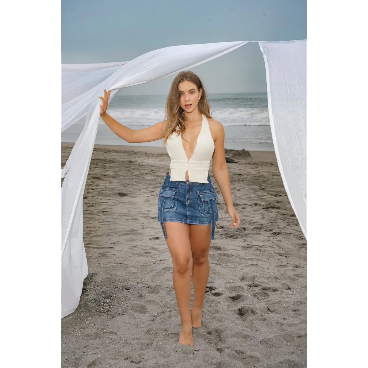 SASSARI - FALDA SHORT NARDA MARCA SASSARI