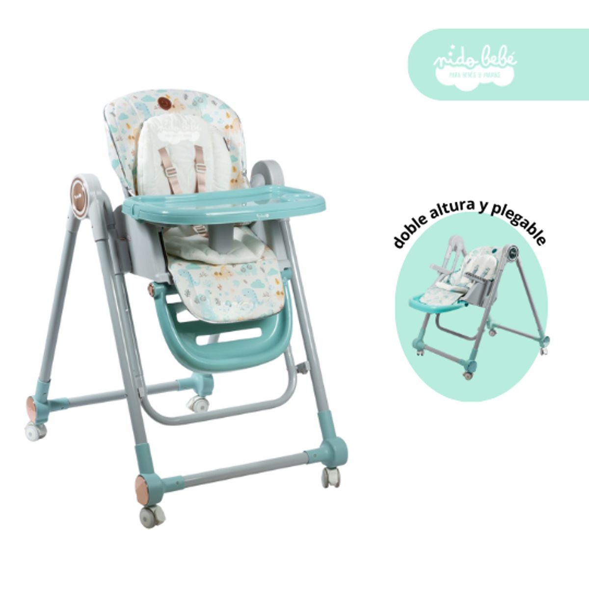 GENERICO - Silla De Comer altura regulable modelo Yammy