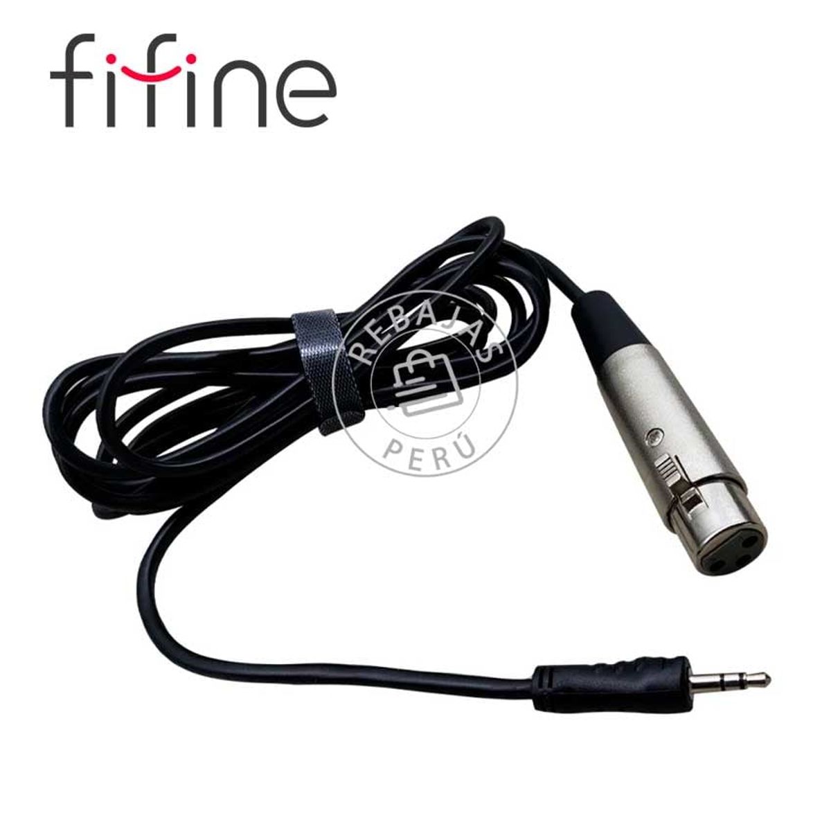 FIFINE - Cable Fifine XLR a 35mm para Micrófono  Conexión Estéreo 18m