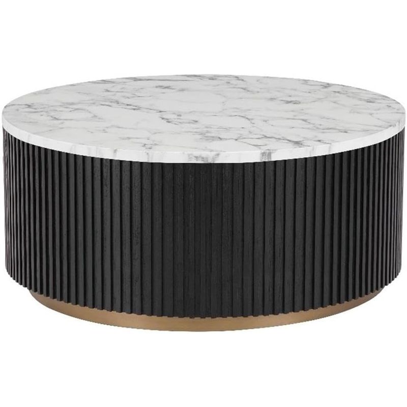 GENERICO - Mesa de Centro Finn - Negro y Blanco