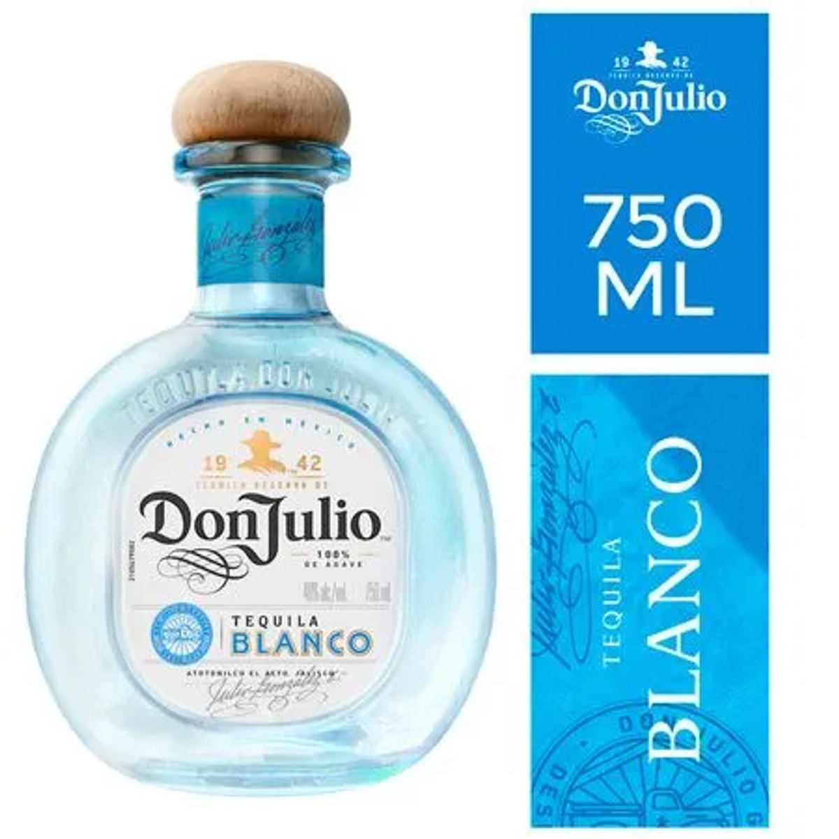 DON JULIO - TEQUILA BLANCO BOTELLA 750ML