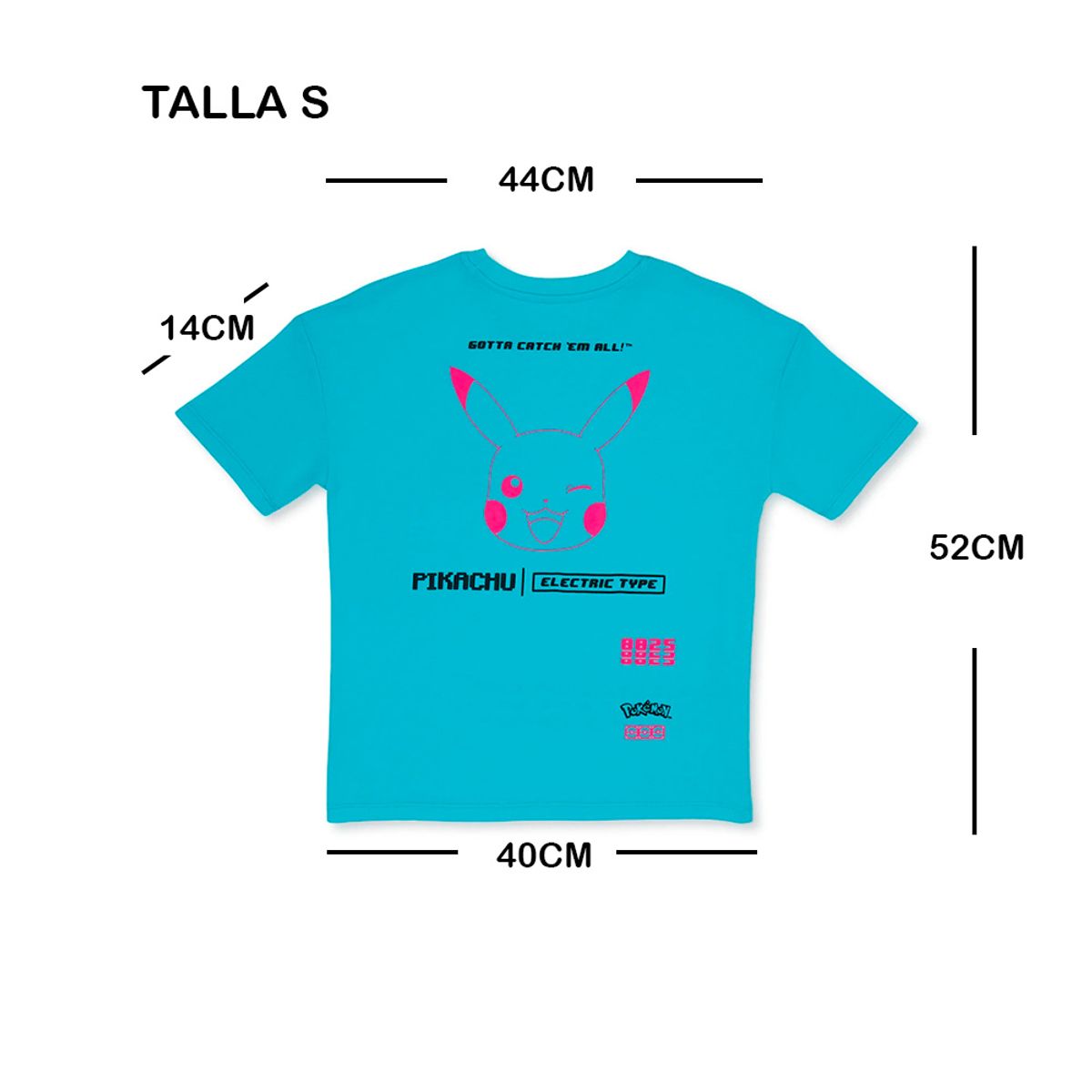 POKEMON - Pokemon Conjunto de Polo y Short Unisex Talla S