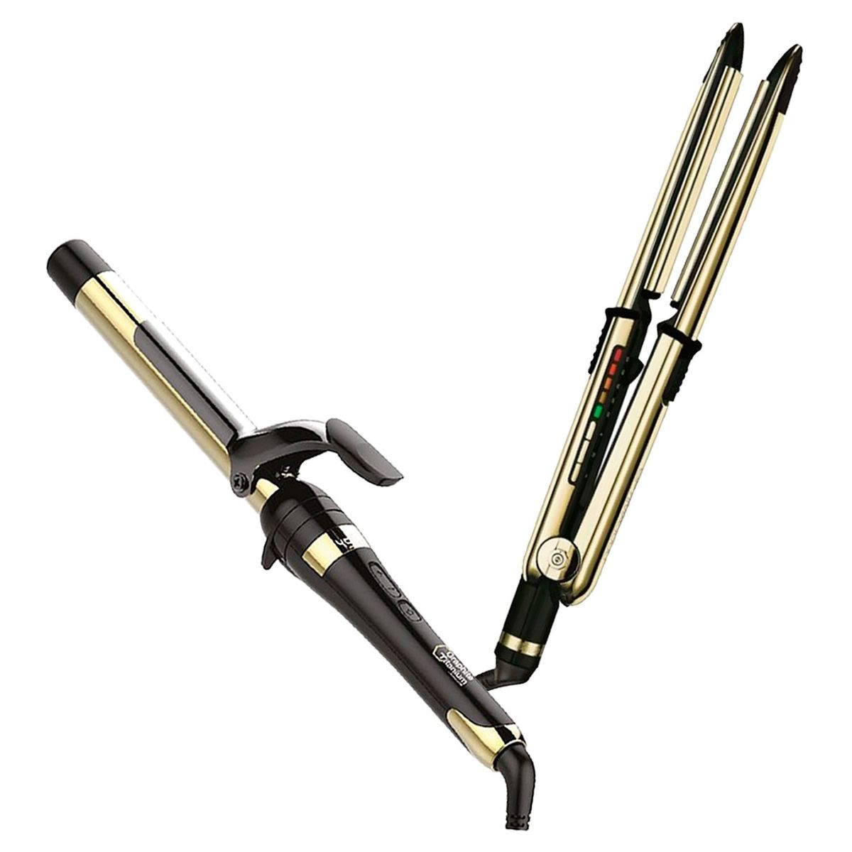 BABYLISS PRO - Combo BabylissPro Alisadora Optima 3000 y Rizador BGT100PE 25mm